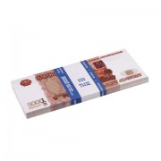 Деньги шуточные '5000 рублей', упаковка с европодвесом, AD0000112