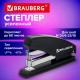 Степлер усиленный до 60 листов, №23/6-23/10 BRAUBERG 'Office-Expert', фронтальная загрузка скоб, 274243