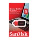 Флеш-диск 16 GB, SANDISK Cruzer Switch, USB 2.0, черный/красный, SDCZ52-016G-B35