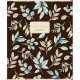 Тетрадь А5, 48 л. BRUNO VISCONTI, скоба, клетка, Soft-Touch, фольга, 'FLORAL PATTERN' (5 видов), 7-48-1371