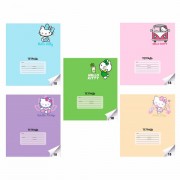 Тетрадь 18 л., CENTRUM линия, обложка картон, 'Hello Kitty' (микс в спайке), 74541