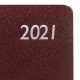 Еженедельник датированный 2021 А5 (145х215 мм) BRAUBERG 'Profile', балакрон, коричневый, 111540