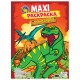 Раскраска 'МАКСИ-РАСКРАСКА', АССОРТИ, 340х485 мм, 20 стр., внутренний блок 100 г/м2, ПП