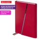 Ежедневник недатированный А5 145х213 мм BRAUBERG 'Vogue', под кожу, магнитный клапан, 160 л., красный, 116225