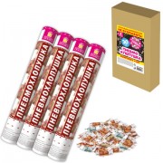 Хлопушка пневматическая 40 см 'Рубли' 3+1 шт. В ПОДАРОК, бумажный наполнитель 'купюры', ЗОЛОТАЯ СКАЗКА, 592086