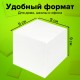 Блок для записей проклеенный, 9х9х9 см, плотность 65 г/м2, белизна 90-92%, STAFF, 129204