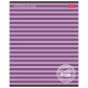 Тетрадь А5, 96 л., HATBER, скоба, линия, обложка картон, 'ПОЛОСОЧКИ' (микс), 033678, 96Т5B2