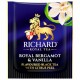 Чай RICHARD 'Royal bergamot & vanilla ' черный, 100 пакетиков в конвертах по 2 г, ш/к, 102736