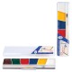 Краски акварельные ГАММА 'Лицей', 6 цветов, медовые, с кистью, пластиковая коробка, 212065