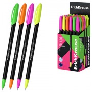 Ручка шариковая ERICH KRAUSE 'Neo Stick Accent', СИНЯЯ, узел 0,7 мм, корпус ассорти, 0,26 мм, 55386