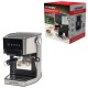 Кофеварка рожковая с дисплеем SONNEN CM-2066, ручной капучинатор, сенсор, 1 л, 950 Вт, 19 бар, 457882
