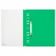 Скоросшиватель пластиковый с перфорацией BRAUBERG EXTRA, А4, 140/180 мкм, зеленый, 272896