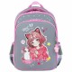 Ранец BRAUBERG QUADRO, 3 отделения, с брелоком, 'Anime friends', 37х28х18 см, 272022