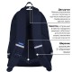 Рюкзак BRAUBERG INTENT, 2 отделения, 4 кармана, 'Navy blue', 39х27х14 см, 273113