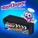 Пенал ЮНЛАНДИЯ ЮНИОР, 2 отделения, с ручкой, полиэстер, 'Speed demon', 21х8х6 см, 273817