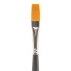 Кисть художественная профессиональная BRAUBERG ART 'CLASSIC', синтетика жесткая, плоская, № 8, длинная ручка, 200666