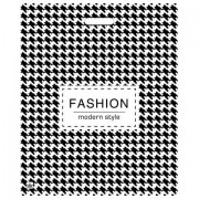 Пакет с вырубной ручкой ПВД, 60х50 см, 'Шанель БИГ', 100 мкм, н00145316