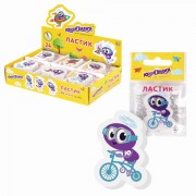 Ластик фигурный ЮНЛАНДИЯ 'Юнландик', 45х30х8 мм, ассорти, 228716