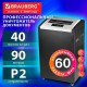 Уничтожитель (шредер) BRAUBERG PROFESSIONAL PS-4090s, 'HeavyDuty', A3, 2 уровень секретности, 4 мм, 40 листов, корзина 90 литров, 532596