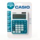 Калькулятор настольный CASIO MS-20NC-BU-S (150х105 мм) 12 разрядов, двойное питание, белый/голубой, блистер, MS-20NC-BU-S-EC
