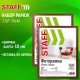Рамка 30х40 см небьющаяся, КОМПЛЕКТ 2 штуки, багет 18 мм, МДФ, STAFF 'Grand', цвет итальянский орех, 391335