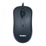 Мышь проводная SVEN RX-165, USB, 2 кнопки + 1 колесо-кнопка, оптическая, чёрная, SV-03200165UB
