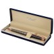 Ручка подарочная шариковая GALANT 'COLLAGE', корпус черный/металлический, детали розовое золото, узел 0,7 мм, синяя, 143507