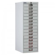 Шкаф металлический для документов ПРАКТИК 'MDC-A4/910/15', 15 ящиков, 910х277х405 мм, собранный