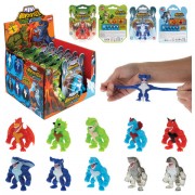 Фигурка-тянучка антистресс 'MONSTER FLEX MINI DINO и AQUA' 7 см, ассорти 10 видов, блистер, Т23837