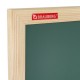 Доска для мела магнитная 45х60 см, зеленая, деревянная рамка, BRAUBERG 'Wood', 238798