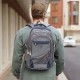 Рюкзак BRAUBERG URBAN универсальный, 2 отделения, 'MainStream 1', серо-синий, 45х32х19 см, 224445
