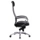 Кресло офисное МЕТТА 'SAMURAI' KL-1, кожа, черное