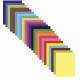 Цветная бумага А4 мелованная (глянцевая), 24 листа 24 цвета, на скобе, BRAUBERG, 200х280 мм, 'Путешествие', 129929