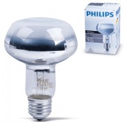 Лампа накаливания PHILIPS Spot NR80 E27 25D, 75 Вт, зерк., колба d=80 мм, цоколь d=27 мм, угол 25°, 064011
