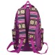 Рюкзак BRAUBERG молодежный, 'Фиолетовые узоры', канвас, 47х32х14 см, 227069