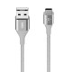 Кабель Type-C-USB 2.0 1,2 м BELKIN, для подключения портативных устройств и периферии, F2CU059bt04-SLV