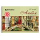 Альбом для рисования, А4, 40 листов, гребень, обложка картон, BRAUBERG, 195х285 мм, 'Город мечты' (2 вида), 103731