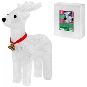 Фигурка LED 'Олень', 27 см, 24 LED, холодный белый, батарейки, ЗОЛОТАЯ СКАЗКА, 592560