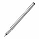 Ручка перьевая PARKER 'Vector Stainless Steel', корпус серебристый, детали из нержавеющей стали, синяя, S0029690