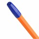 Ручки шариковые BRAUBERG 'M-500 ORANGE', НАБОР 4 шт., СИНИЕ, узел 0,7 мм, линия письма 0,35 мм, 143950