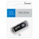 Флеш-диск 32 GB SMARTBUY Twist USB 2.0, черный, SB032GB2TWK