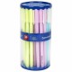 Ручка шариковая BRAUBERG SOFT TOUCH STICK 'PASTEL' СИНЯЯ, мягкое покрытие, корпус ассорти, узел 0,7 мм, 143698