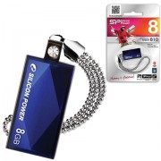 Флеш-диск 8 GB SILICON POWER Touch 810 USB 2.0, синий, SP008GBUF2810V1