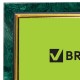 Рамка 21х30 см, пластик, багет 15 мм, BRAUBERG 'HIT', зелёный мрамор с позолотой, стекло, 390706