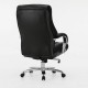 Кресло офисное BRABIX PREMIUM 'Bomer HD-007', НАГРУЗКА до 250 кг, рециклированная кожа, хром, черное, 531939