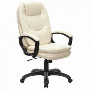 Кресло офисное BRABIX PREMIUM 'Trend EX-568', экокожа, бежевое, 532102