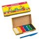 Пластилин классический ГАММА 'Юный художник', 6 цветов, 84 г, со стеком, картонная упаковка, 280042