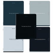 Тетрадь А5, 48 л., BRAUBERG, скоба, клетка, SoftTouch, 'Vintage', (микс в спайке), 405328