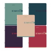 Тетради ДЭК А5 48 л. КОМПЛЕКТ 5 шт. BRAUBERG скоба, клетка, SoftTouch, 'NoteColor', 404910