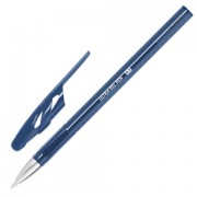 Ручка гелевая BRAUBERG 'ULTRA GEL NAVY BLUE', ТЕМНО-СИНЯЯ, стандартный наконечник 0,5 мм, линия письма 0,35 мм, 144281